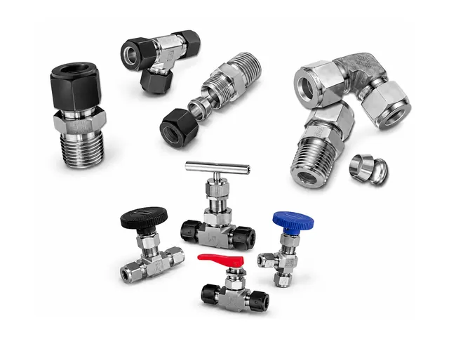 Parker instrumentation tube fittings, needle valves and ball valves in stainless steel
