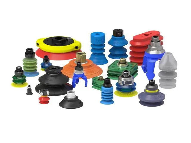 Piab vacuum suction cups and grippers in a range of diameters, shapes and materials